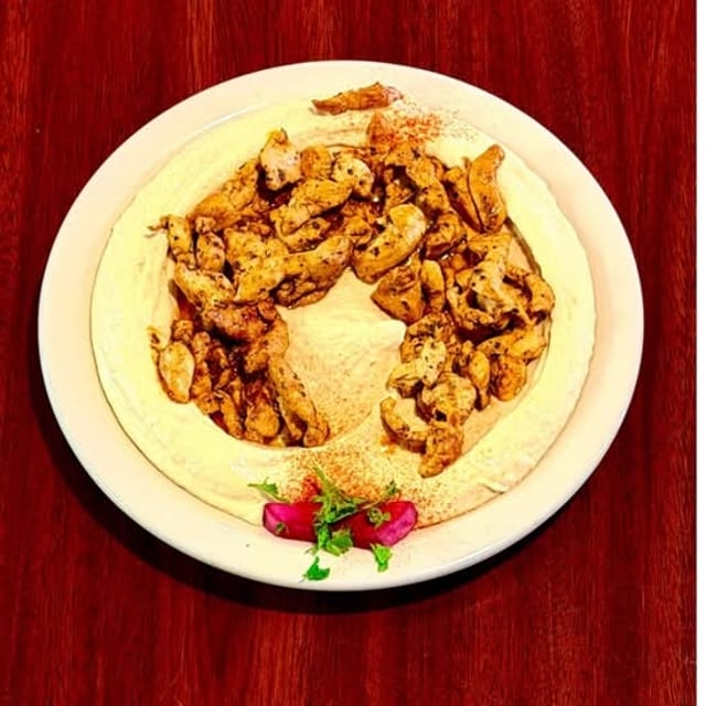 Hummus with Chicken.